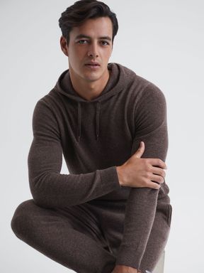 Reiss Ruler Cashmere Hoodie