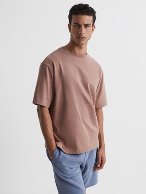 Reiss Tate Garment-Dye Relaxed Fit T-shirt