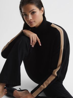 Reiss Nova Knitted Roll Neck Jumper