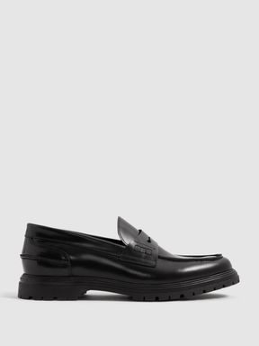 Reiss Cambridge Casual Leather Loafers
