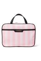Victorias Secret Pink Signature Stripe Trio Travel Cosmetic Makeup Bag VS 🌸