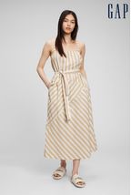 Buy Gap Stripe Patchwork Midi Dress from the Gap online shop