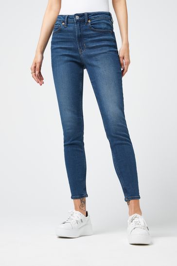 Buy Mid Wash Blue High Waisted Universal Jegging from the Gap online shop