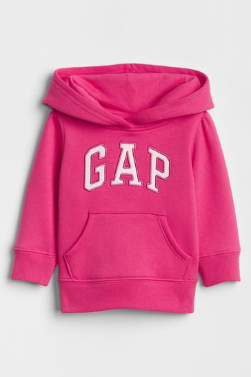 Buy Pink Logo Hoodie from the Gap online shop