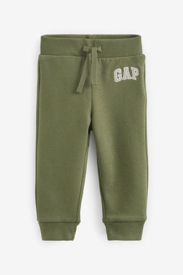 Buy Khaki Green Logo Pull-On Joggers from the Gap online shop