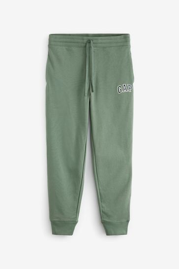 Buy Green Logo Slim Fit Cuffed Joggers from the Gap online shop