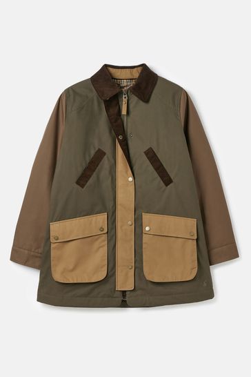 Joules daubenay faux wax jacket store