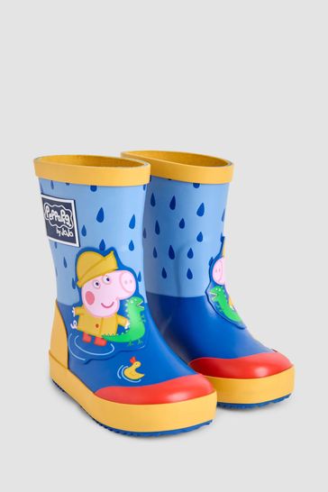 Blue George Pig Wellies JoJo Maman Bebe