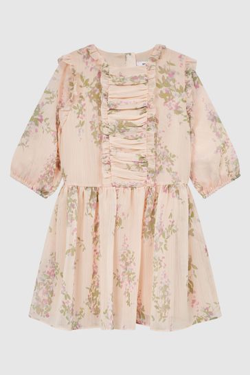 Reiss amber floral hot sale dress