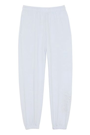 Hydrangea Blue Cuffed Diamante Fleece Joggers Victoria s Secret Ireland