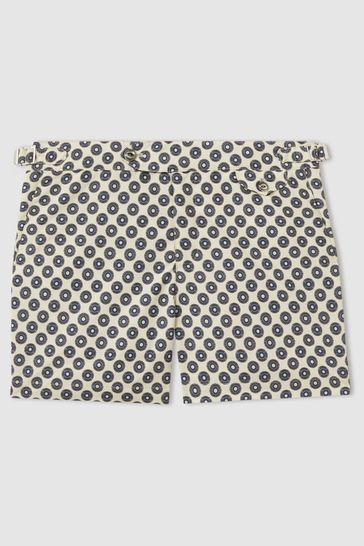Hemingsworth Ikat-Print Swim Shorts