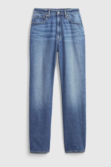 High Waisted Organic Cotton '90s Loose Fit Jeans Gap