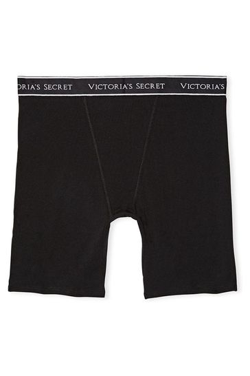 Victoria's Secret Animal Print Logo Cotton High Waist Boxer Brief Knickers