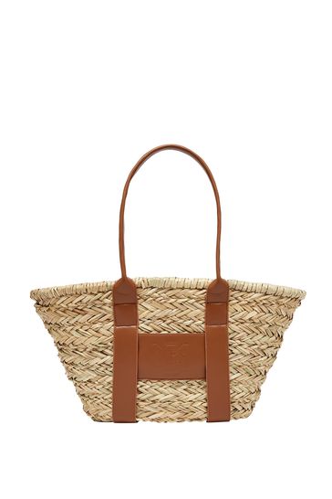 Joules shop straw bag