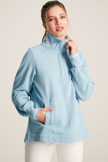 Joules caroline shop zip back sweatshirt