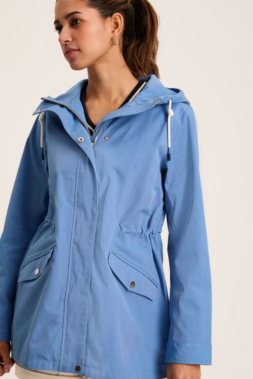 Portwell Blue Waterproof Raincoat With Hood Joules