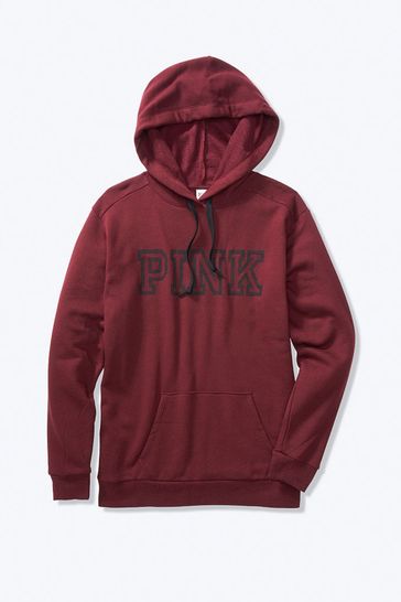 Victoria secret discount pink burgundy hoodie