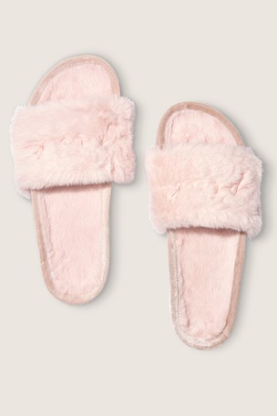 Faux fur slides victoria's secret discount
