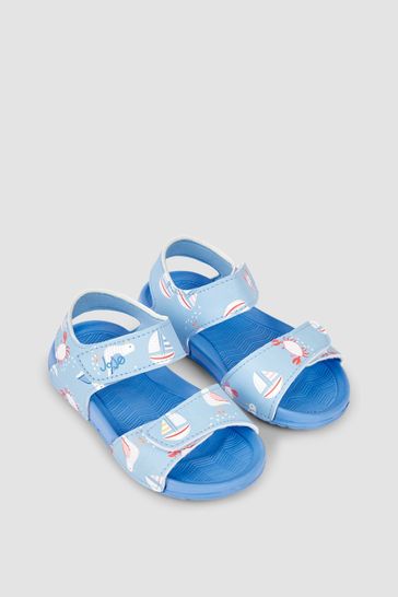 JoJo Maman Bébé Blue Summer Sandals