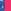 Cobalt Blue Bird & Pink