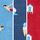 Blue & Red