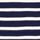 Navy Ecru Stripe
