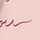 Purest Pink/Lipstick Red Script