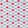 Light Blue Fishnet Heart