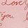 Love Print Pink