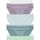 White/Purple/Blue/Green