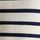 Cream & Navy Striped