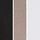 Black/Taupe Brown/White