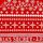 Lipstick Fair Isle Red