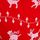 Vermillion Red Fair Isle