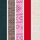 Pink/Red/White/Green/Brown