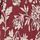 Burgundy Red Brush Floral