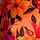 Sunset Orange Tropical Print