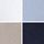 Navy Blue/Brown/White