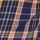 Navy Metallic Check