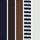 Navy/Chocolate Brown/Brown/Stripe/White