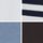 Chocolate Brown/Stripe/Light Blue/White