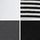 Black/Charcoal Grey/Stripe/White