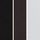 Black/Chocolate Brown/White