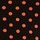 Black and Orange Polka Dot