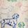 Cream Dog Print