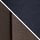 Navy Blue/Chocolate Brown