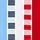 Blue/White/Red