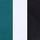 Black/Teal/White