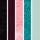 Green/Blue/Pink/Black