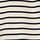 Cream/Black Stripe